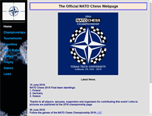 Tablet Screenshot of natochess.com